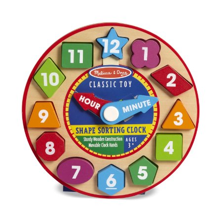 Melissa and Doug Shape Sorting Clock