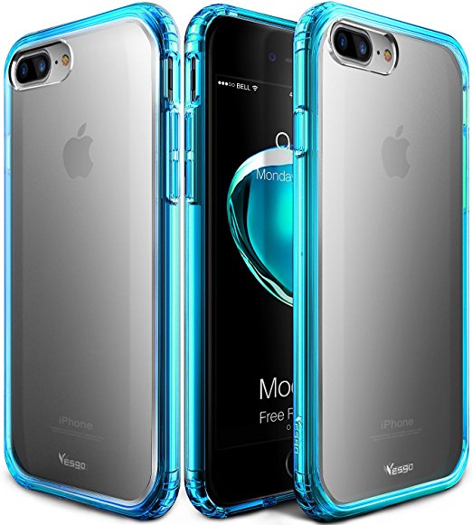 iPhone 8 Plus Case iPhone 7 Plus Case Clear Shockproof Anti-Scratch Protective Case Green