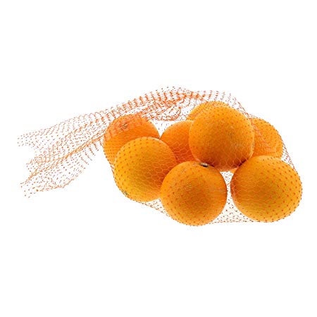 Royal Orange Plastic Mesh Produce and Seafood, 24", Package of 100