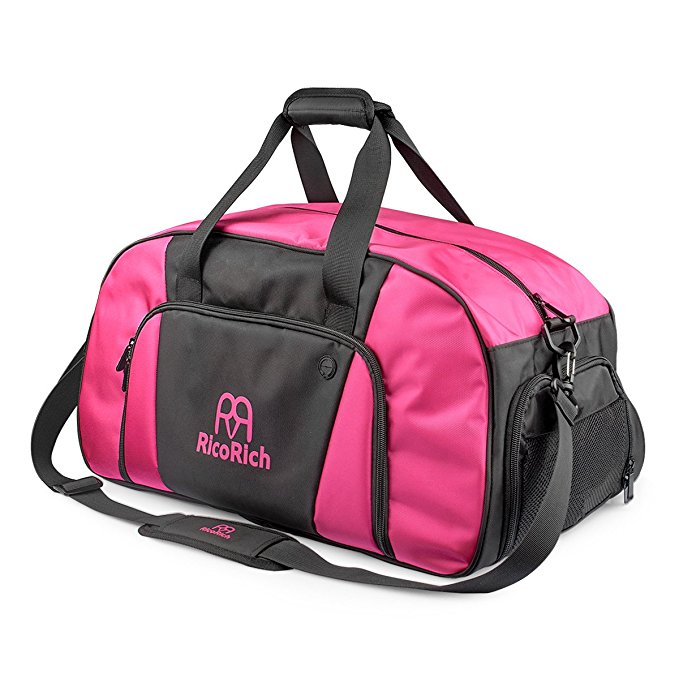 22" Sport Duffel Gym Bags Totes Luggage with Shoes Compartment for Women,Men