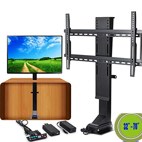 VEVOR TV Lift Motorized 110V Adjustable TV Lift Automatical TV lift Mechanism 32-70 Inch with Remote Controller for LCD LED TV