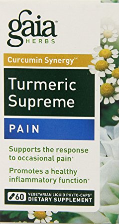 Gaia Herbs Turmeric Supreme Pain, 60 Count