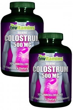 TNVitamins Pure Bovine Colostrum 500 Mg.Hi IG - 2x60 Capules
