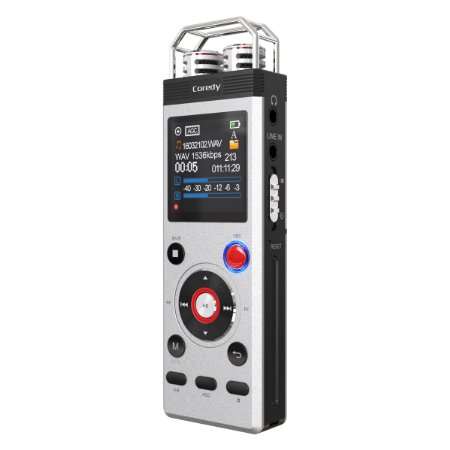 Coredy CR-B5 Digital Voice Recorder 8 GB Built-In-Memory Direct USB FM Radio