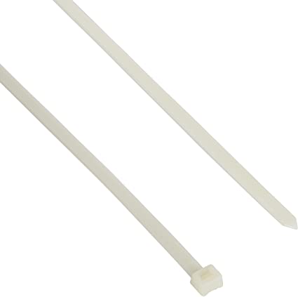 South Main Hardware 848254 40-in, 25-Pack, 175-lb, Natural, Standard Nylon Cable Tie, 25 Piece