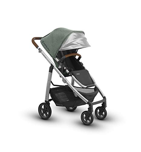 2018 UPPAbaby Cruz Stroller - Emmett (Green Melange/Silver/Saddle Leather)