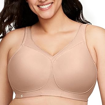 Glamorise Women's Plus Size MagicLift Seamless Sports Bra Wirefree 1006