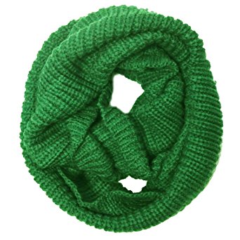 Allydrew Thick Knitted Winter Warm Infinity Scarf