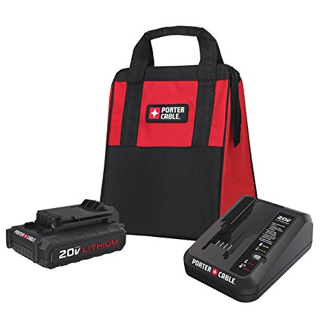 PORTER-CABLE PCCK888LA 20V Max Battery and Charger Combo Kit