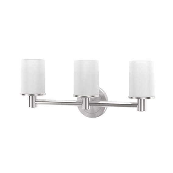 Gatco 1687 Latitude II Triple Sconce, Satin Nickel