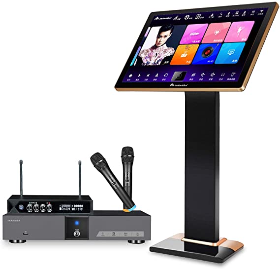 InAndon KV-V5 Pro Karaoke Player Intelligent voice keying machine online movie dual system coexistence real-time score The newest stytle (KV-V5 Pro 4TB HD)