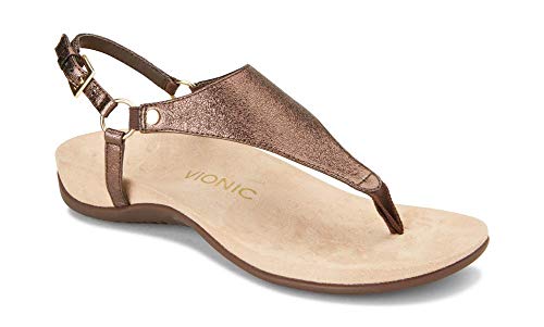 Vionic Women's Rest Kirra Backstrap Sandal - Ladies Sandals with Concealed Orthotic Arch Support