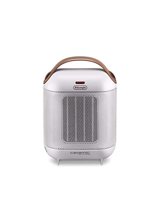 Delonghi HFX30C15.W Capsule Ceramic Heater, White