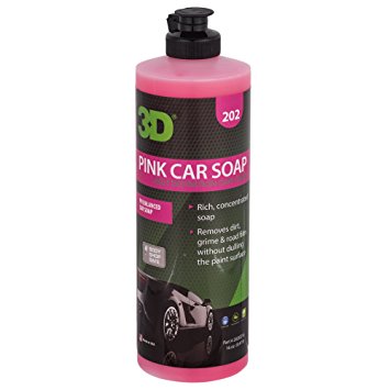 Pink Car Soap, Car Wash, Cleaner, Soap, Shampoo External Detailing - Automotive Shampoo - 16 oz
