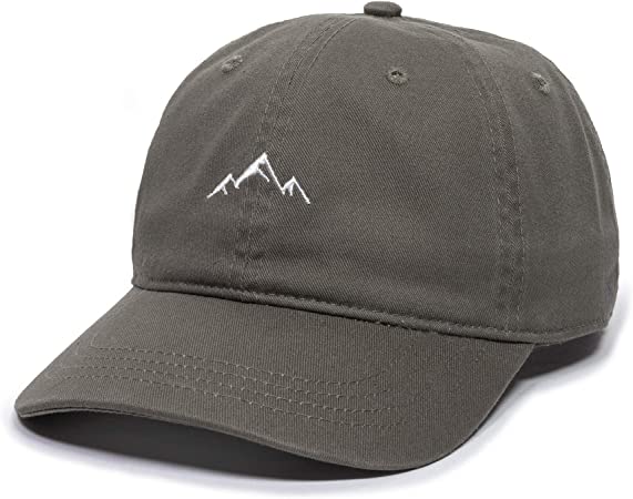 Outdoor Cap Unisex-Adult Mountain dad hat - Unstructured Soft Cotton Cap Dad Hat