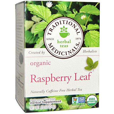 Traditional Medicinal's Raspberry Leaf Tea (3X16 Bag) Net Wt. 0.85 Ounce