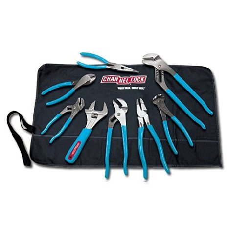 Channellock Plier and Wrench Set - 8-Pc. Tool Roll, Model# Tool Roll #8