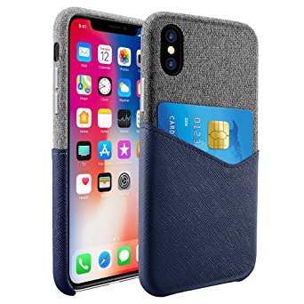 Iphone X Iphone 10 Case, Bepack Waterproof Shockproof Protective Leather [Card Pocket] Slim Back Cover for Apple iPhone 5.0-inch Soft Interior [Upgraded Version]