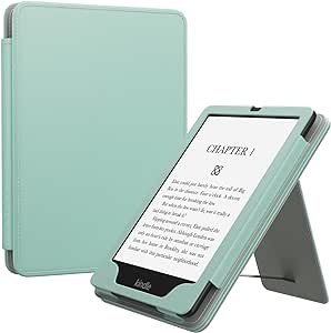 MoKo Case for 6.8" Kindle Paperwhite(11th Generation-2021) and Kindle Paperwhite Signature Edition, Slim PU Shell Cover Case with Auto-Wake/Sleep for Kindle Paperwhite 2021, Agave Green