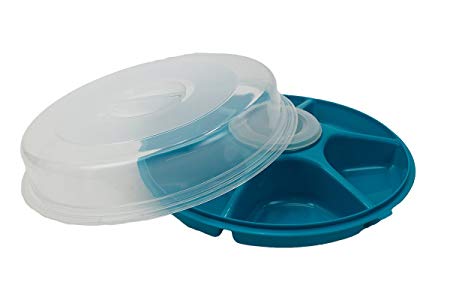 Kitchen Collection 6 Section Serviette Tray With Dip Bowl With Lid Assorted Colors 08572