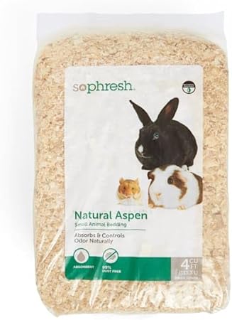 So Phresh Natural Aspen Small Animal Bedding, 56.6 Liters (3456 cu. in.)