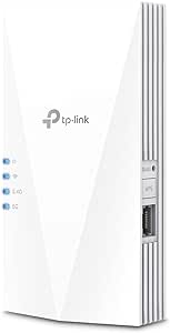 TP-Link Répéteur WiFi 6 Mesh, amplificateur AX1800, extendeur WiFi, port Ethernet 1 Gigabit, compatible avec tous les boîtiers Internet (RE600X)