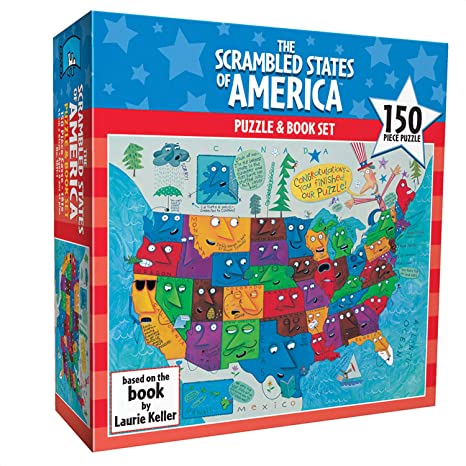 The Scrambled States of America Puzzle and Book Set