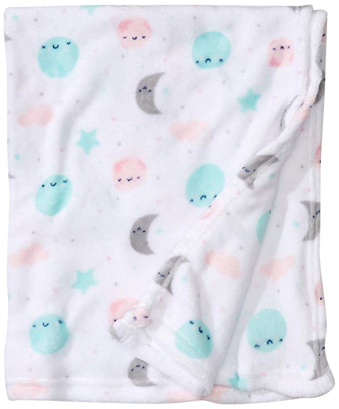 Bon Bebe Unisex Super Soft and Cozy 30"x 36" Plush Baby Blanket