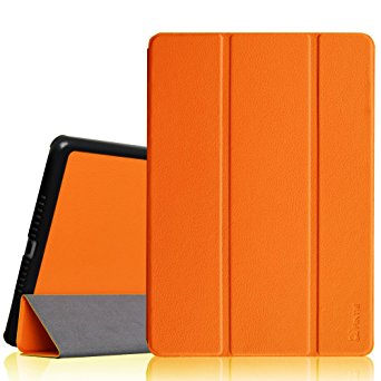 iPad Air 2 Case - Fintie SmartShell Case for Apple iPad Air 2 (iPad 6) 2014 Model, Ultra Slim Lightweight Stand with Smart Cover Auto Wake / Sleep Feature, Orange