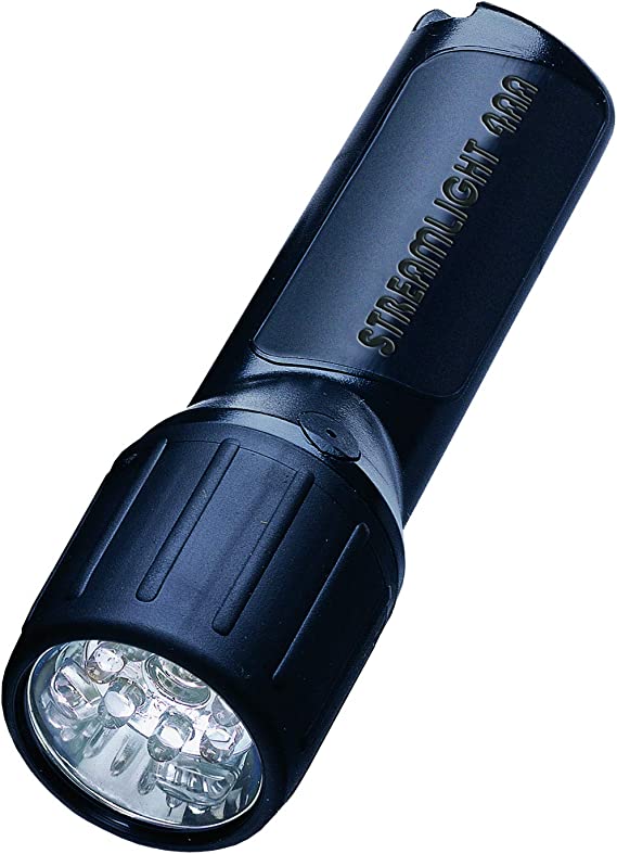 Streamlight 68301 4AA ProPolymer 67 Lumen LED Flashlight with White LEDs, Black
