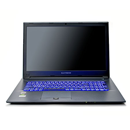 Eluktronics N870HK1 Pro Premium Gaming Laptop - Intel Core i7-7700HQ Quad Core Windows 10 Home 4GB GDDR5 NVIDIA GeForce GTX 1050 Ti 17.3” Full HD IPS Display 256GB Performance SSD   8GB DDR4 RAM