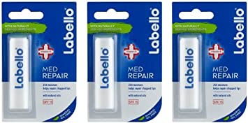 Labello MED Repair (Formaly Known As MED Protection) Lip Balm 3 Pack