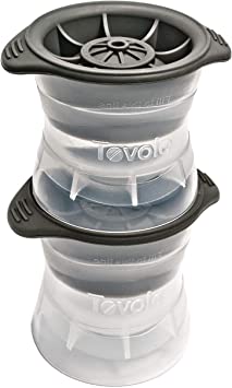 Tovolo Sphere Ice Moulds, Ice Cube Trays, Set of 2