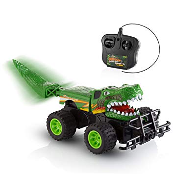 Advanced Play Cool Dinosaur Remote Control Toy Car for Kids 4WD Off Road Vehicle Monster Truck 1/18 Scale High Speed Rc Cars for Adults Toddlers Boys and Girls
