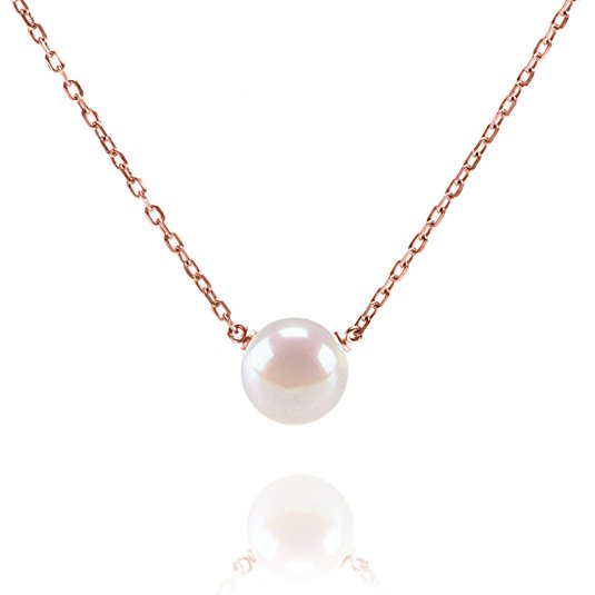 PAVOI Handpicked AAA  Freshwater Cultured Pearl Necklace Pendant - White