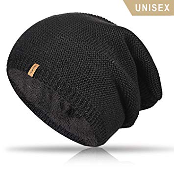 TRENDOUX Beanie Hat Winter Warm Knit Hats Cold Weather Skull Cap for Men Women