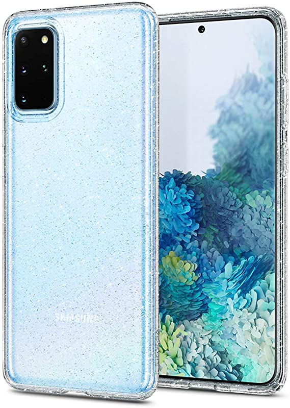 Spigen Liquid Crystal Glitter Designed for Samsung Galaxy S20 Plus Case (2020) - Crystal Quartz