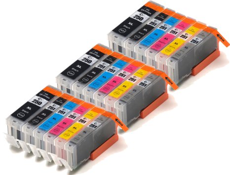 Blake Printing Supply  18 Pack Compatible Ink Cartridges for PIXMA MG7520