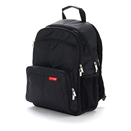 Skip Hop Via Backpack Diaper Bag, Black (Discontinued by Manufacturer)