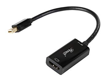 Mini DP to HDMI Adapter. Mini DisplayPort to HDMI Adapter. Mini DP 1.2 Active (DP  ) to HDMI, Male to Female Audio Video Converter. Support 4K (4k x 2K) 1080P and Eyefinity Technology