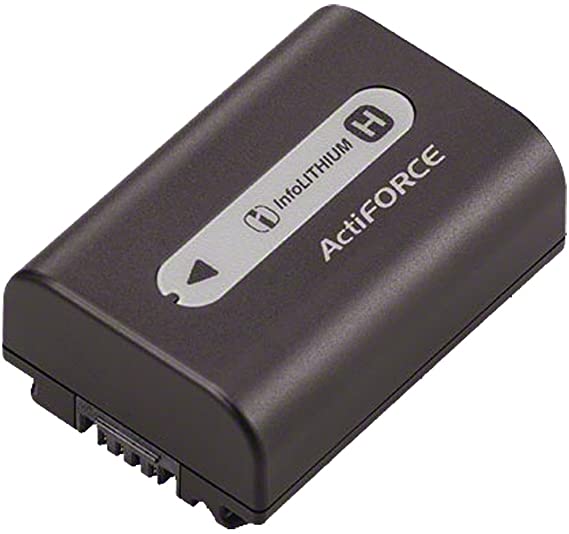 Sony NPFH50 H Series Actiforce Hybrid InfoLithium Battery for most Sony Camcorders and A230, A330 and A380 Alpha DSLR (Retail Packaging)