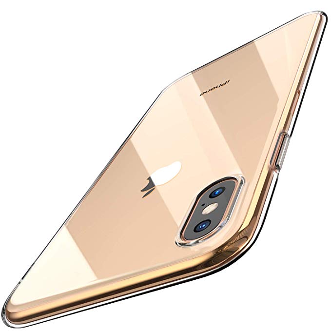 TOZO for iPhone XS Max Case 6.5 Inch (2018) Premium Clear Soft TPU Gel Ultra-Thin [Slim Fit] Transparent Flexible Cover for iPhone XS Max [Clear Gel]