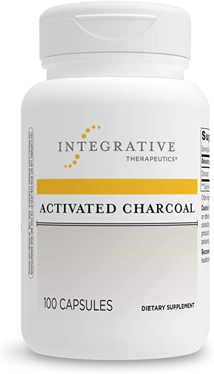 Integrative Therapeutics, Activated Charcoal 560 mg 100 caps