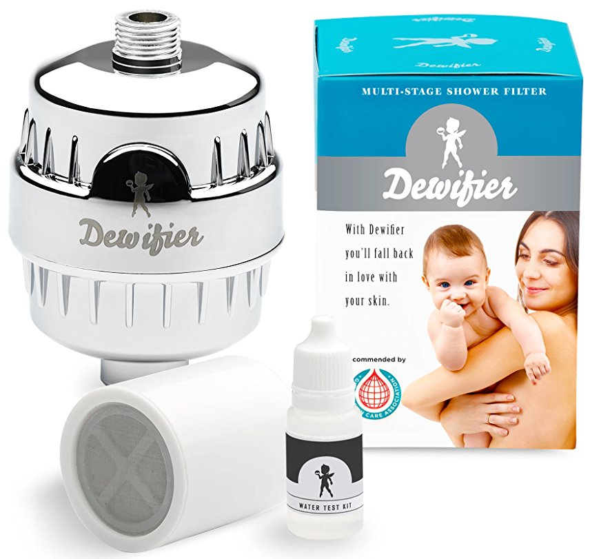 Dewifier - the ultimate Water Softener Shower Filter for Shower Head | Handheld | Combo Showers includes Water Test Kit to test the filtered water