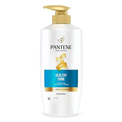 Pantene Hair Science Healthy Shine Shampoo 650ml,with Pro-Vitamins & Vitamin E,makes hair so healthy for shiny hair,for all hair types, shampoo for women & men, shampoo for healthy hair
