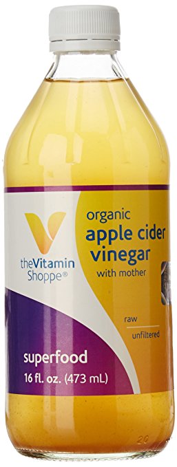 Vitamin Shoppe Organic Apple Cider Vinegar with Mother - 473 ml