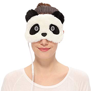 Aroma Season Cute Panda Heated Steam Blepharitis Eye Mask, Relieve Stye, Dry Eyes, Tired Eyes, Puffy Eyes (panda)