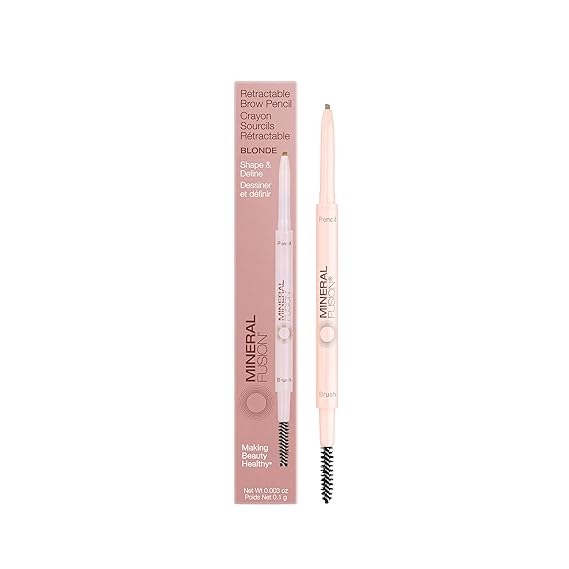 Mineral Fusion Retractable Brow Pencil, Blonde, .03 Ounce