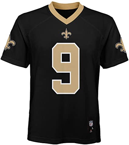 Outerstuff New Orleans Saints Drew Brees Black Youth NFL Jersey