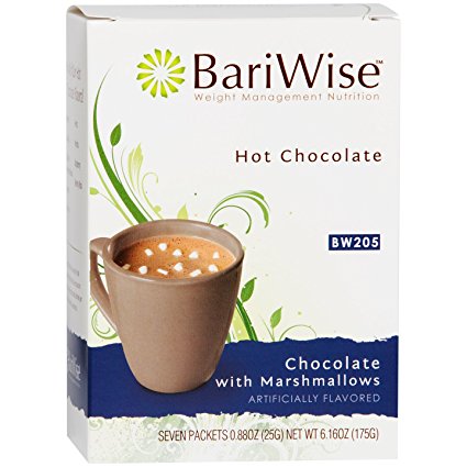 BariWise 15g High Protein Hot Chocolate - Chocolate w/ Marshmallows (7 Servings/Box)